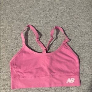 New Balance Vibrant Pink Athletic Bra
